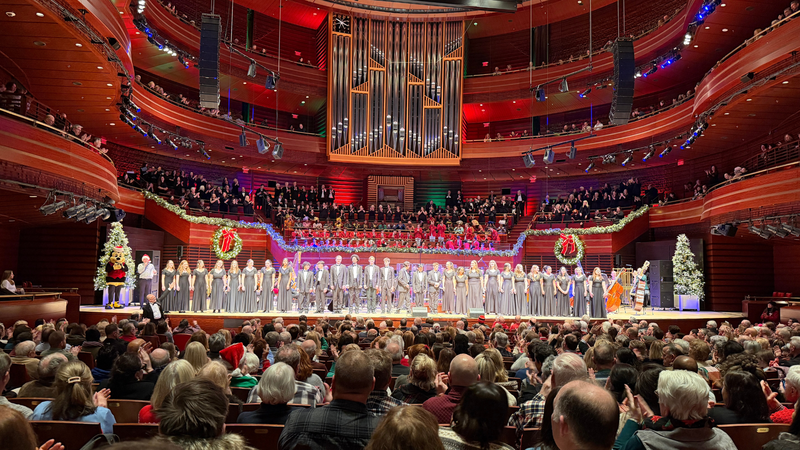 Woodstown High School, B101's 2025 Christmas Choir Competition High School Division Champions Open for the Philly Pops: A Philly Holiday Spectacular