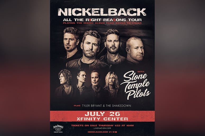Nickelback All The Right Reasons Tour