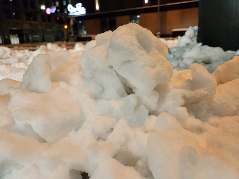 Snow covered streets