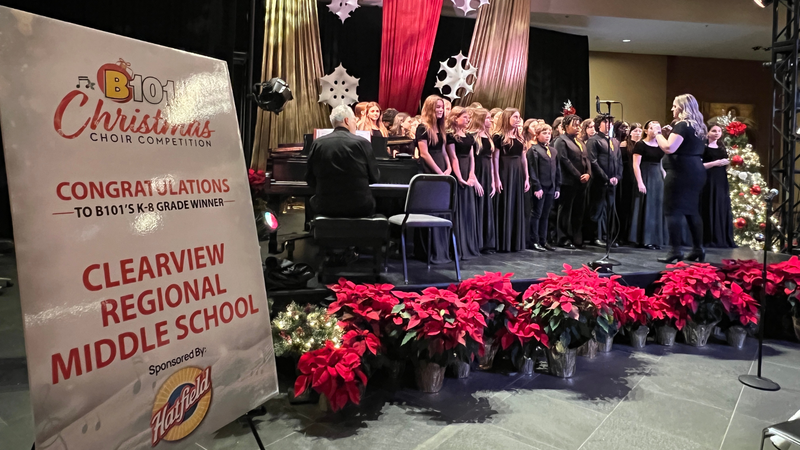 Clearview Regional Middle School Performing Live at the Kimmel Center