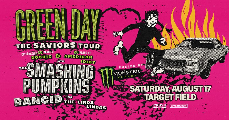 Green Day, Smashing Pumpkins, Target Field