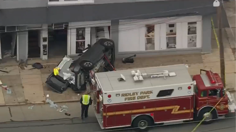 car crash in Prospect Park