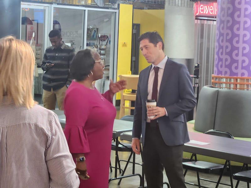 Mayor Jacob Frey at kickoff of Latino Business Week in Minneapolis