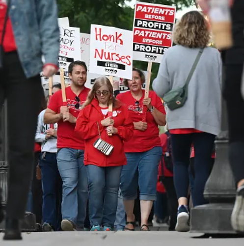 Nurses strike