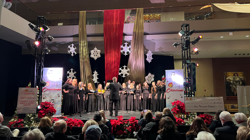 9-12 Christmas Choir Champions Council Rock High School South Performs at the Kimmel Center