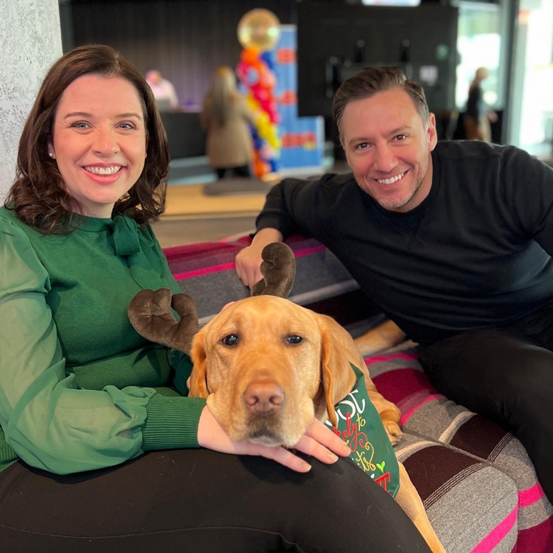 Lizzy and Dilly of CHOP with Trey Morgan at our 21st Annual BIG 98.1 Loves Our Kids Radiothon