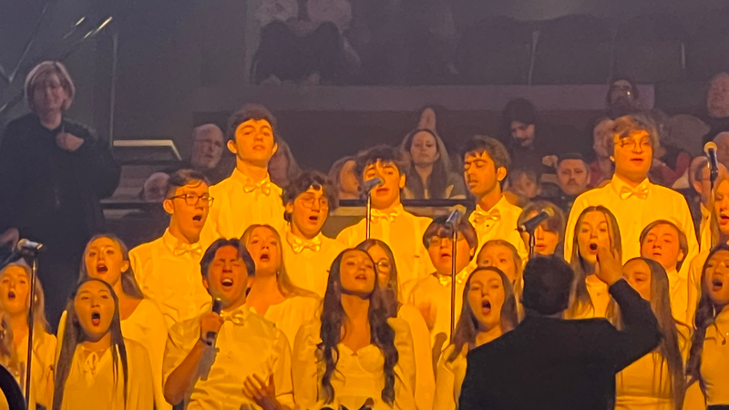 B101 2023 Christmas Choir Competition Winners Open for Trans-Siberian Orchestra at Wells Fargo Center