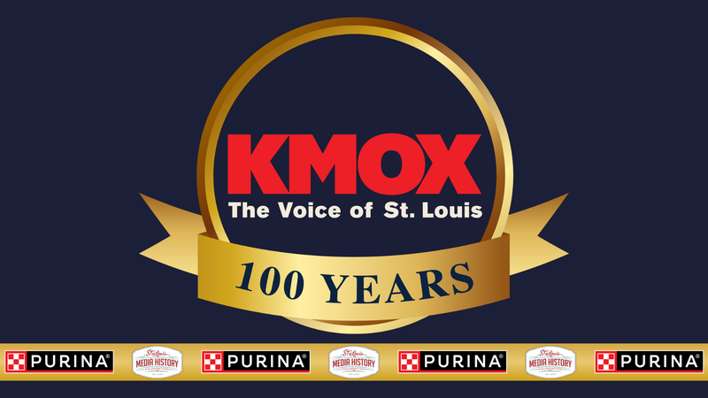 KMOX 100th Anniversary Website header
