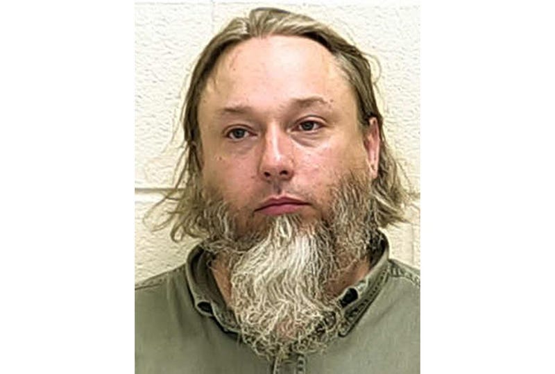 FILE - This undated file photo provided by The Ford County Sheriff's Office in Paxton, Ill., shows Michael Hari, a militia leader convicted of masterminding the bombing of a Minnesota mosque, Hari is now known by her transgender identity, Emily Claire Hari. Hari, the leader of an Illinois anti-government militia group who authorities say masterminded the 2017 bombing of a Minnesota mosque is to be sentenced Monday, Sept. 13, 2021. Emily Claire Hari, who was previously known as Michael Hari and recently said she is transgender, faces a mandatory minimum of 30 years in prison for the attack on Dar al-Farooq Islamic Center.