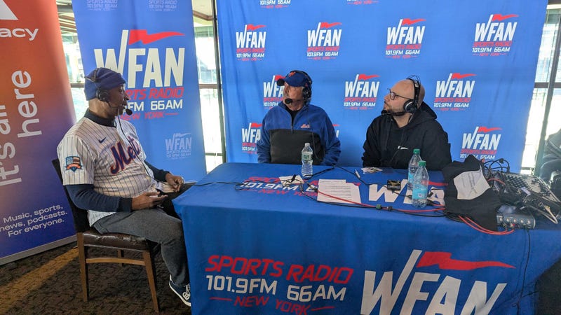 Darryl Strawberry with Sal Licata and Joe Benigno