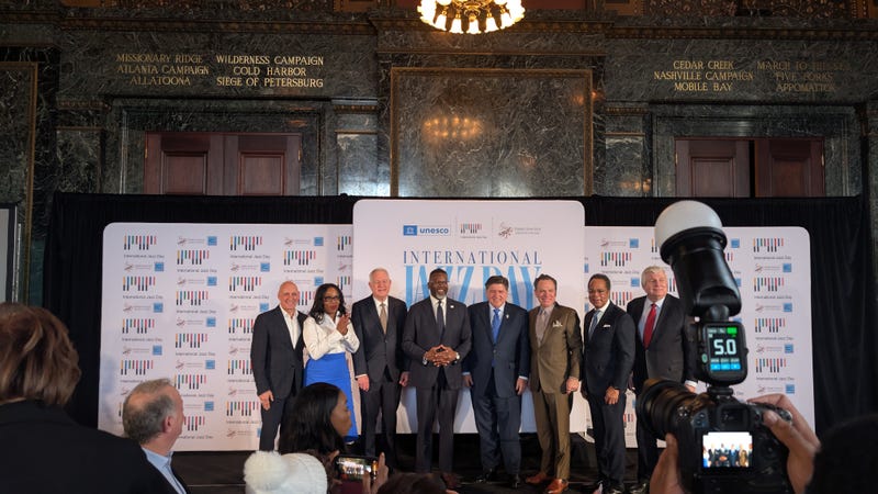 Mayor Brandon Johnson celebrates hosting International Jazz Day. 