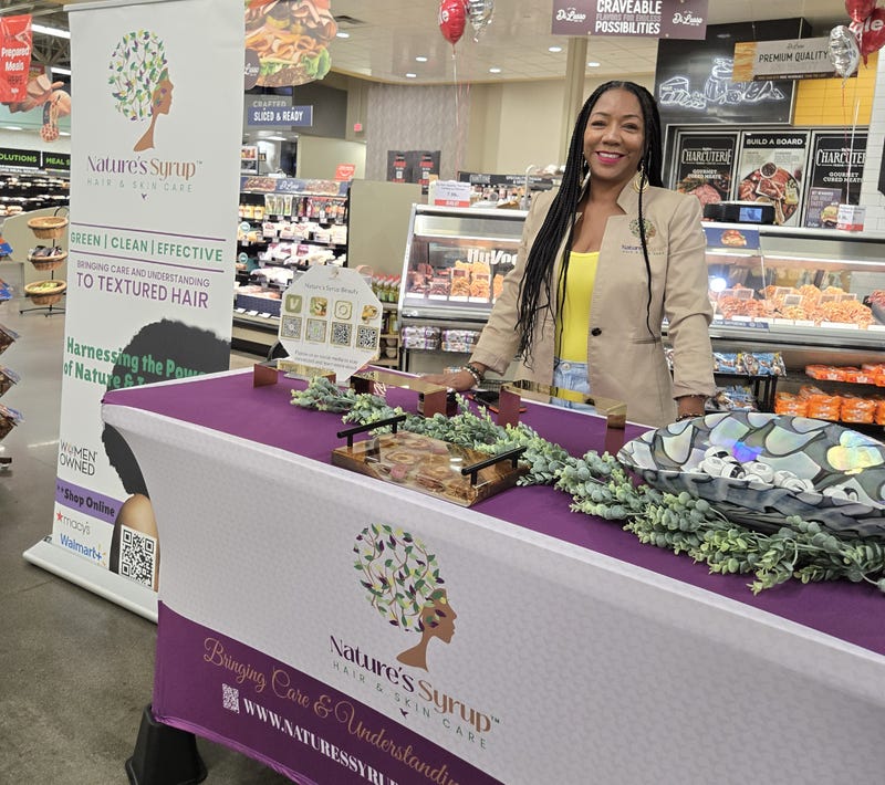 De’Vonna Pittman was given the chance to connect with shoppers interested in learning more about her Nature’s Syrup line of skin and hair care products.