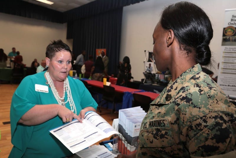 Marine Corps Community Services held its annual Career and Education Fair aboard Marine Corps Logistics Base 