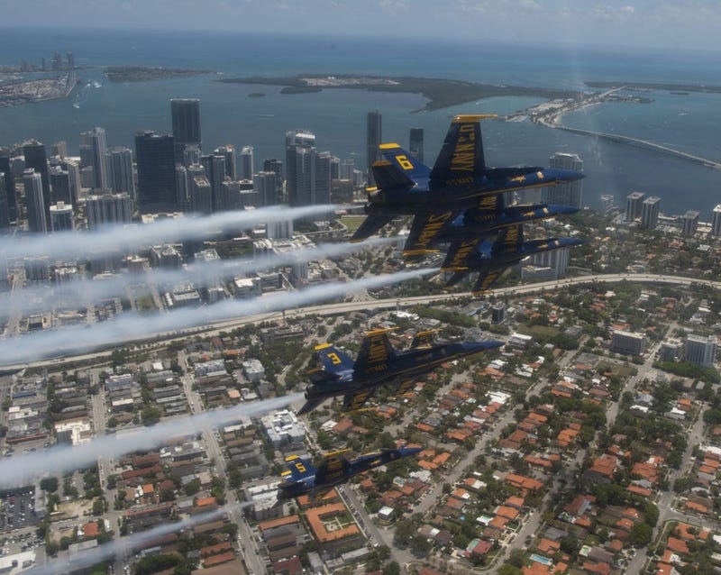 Blue Angels America Strong Flyover