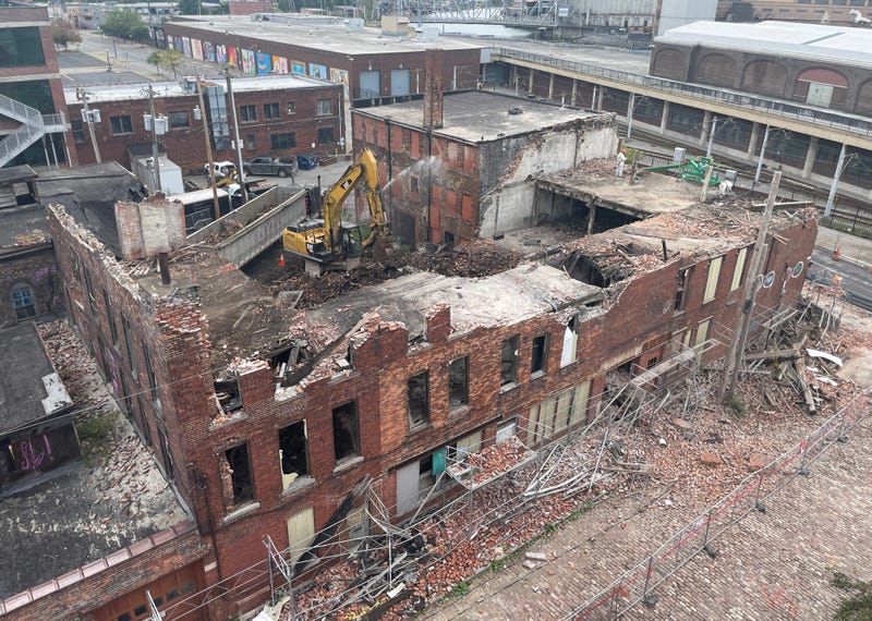 Stabilization of 110-118 South Park Avenue in Cobblestone District in Buffalo