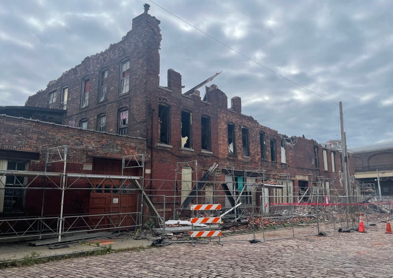 Cobblestone properties on South Park Avenue in downtown Buffalo