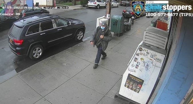 The man police are searching for in Tuesday's attack