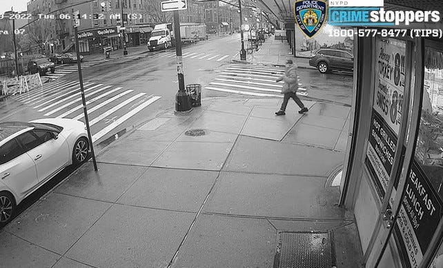 Police released video of the suspect Wednesday