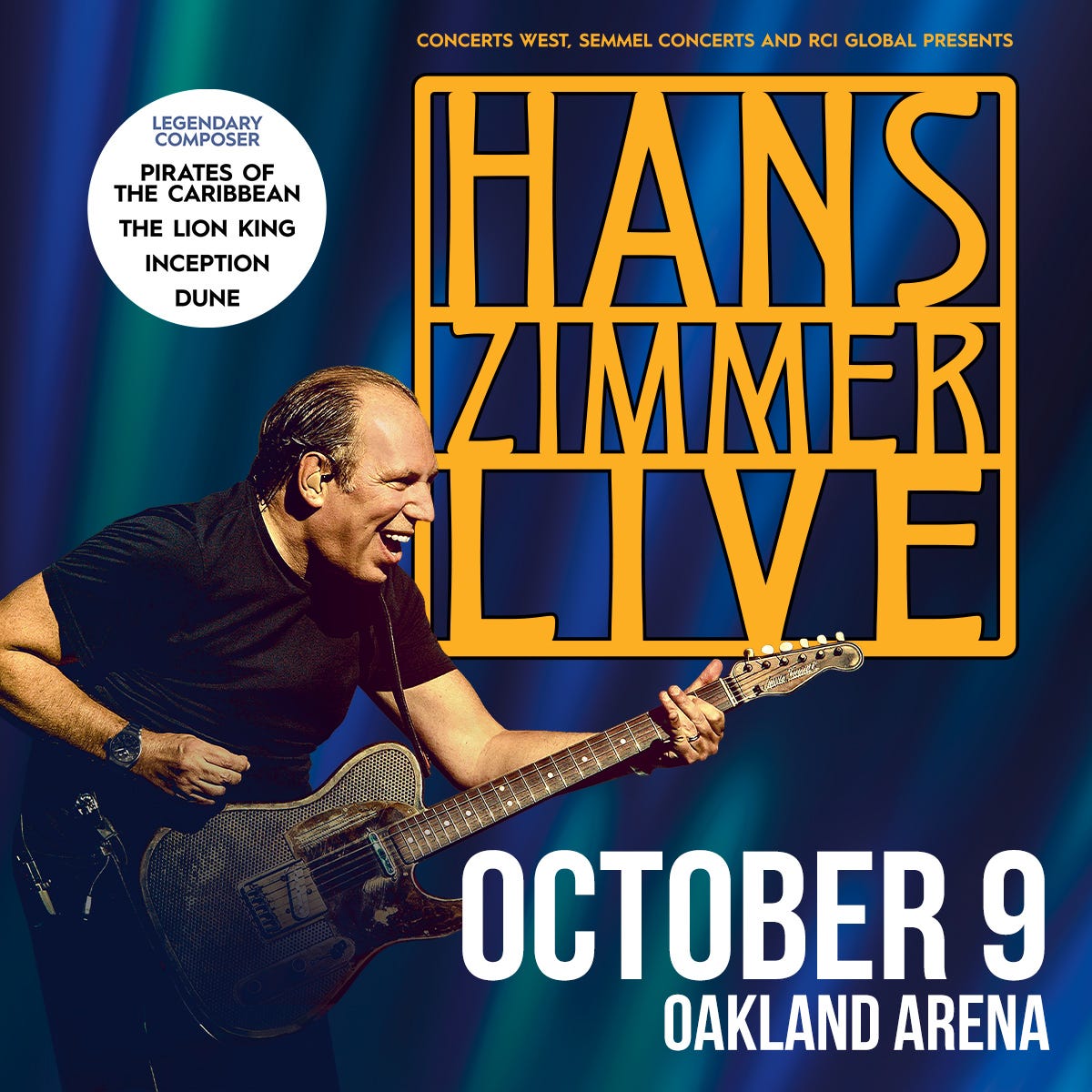 Enter for a chance to win tickets to see Hans Zimmer Live!