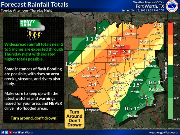 Flash Flood Watch 7am today - 7pm tomorrow
