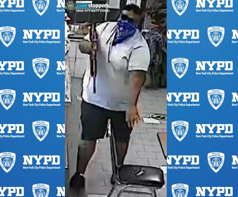 The man stormed into the bakery around 8 p.m. and started demanding cash, police said