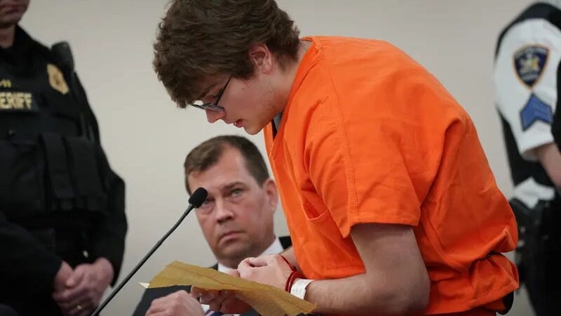 Racist Buffalo supermarket shooter speaks at sentencing