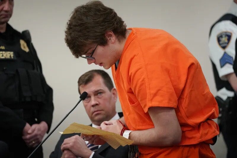 Buffalo, N.Y. - Gendron speaks at sentencing.