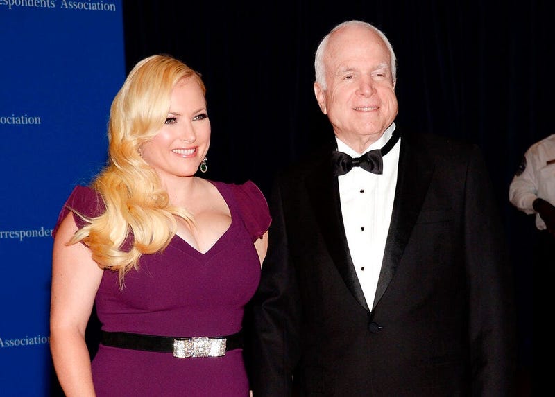 Meghan McCain, and Sen. John McCain attend the White House Correspondents' Association Dinner in Washington.