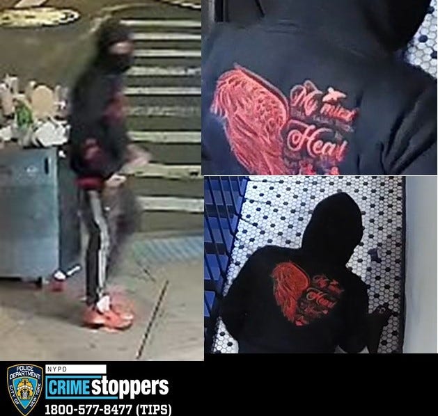 Police are searching for a suspect in Sunday morning's sex attack in SoHo
