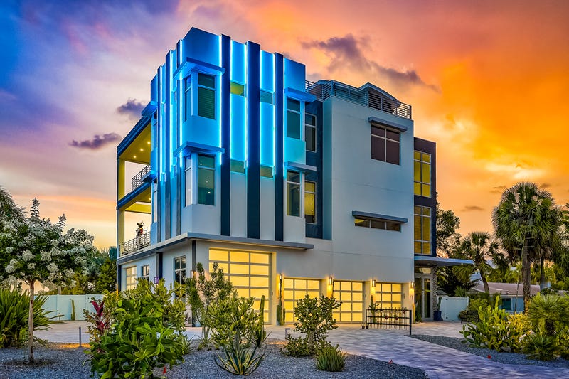 Florida beach house is up for auction