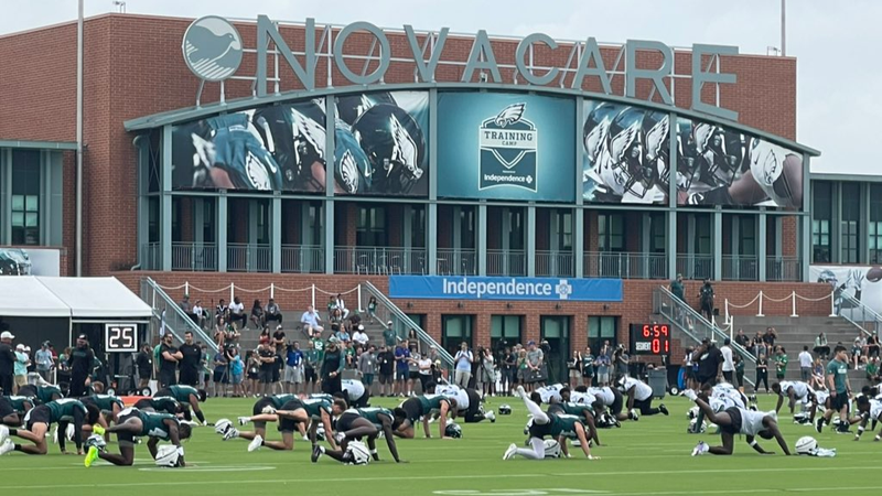First practice of Eagles Training Camp 2024