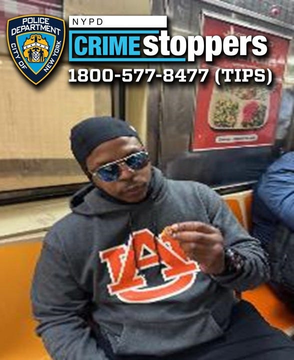 Man wanted for grinding on a woman on an Upper Manhattan 1 train.