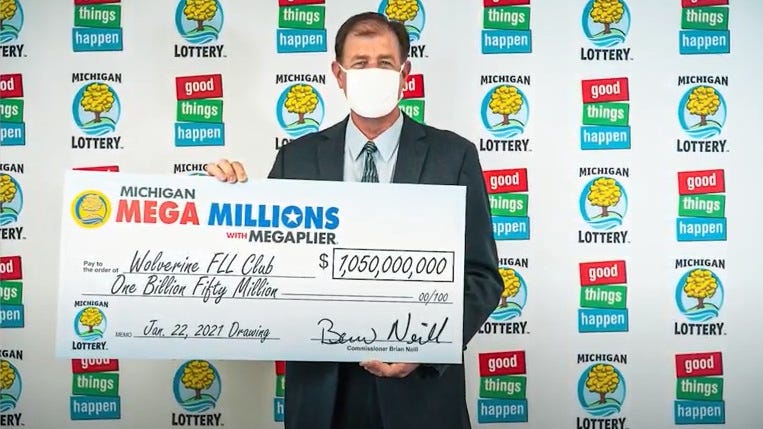 Oakland County lottery club claims $1.05 billion Mega Millions jackpot