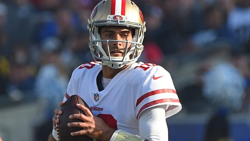 San Francisco 49ers quarterback Jimmy Garoppolo