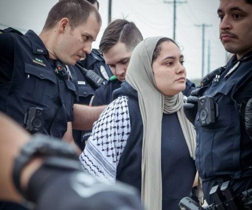 pro-Palestinian rally