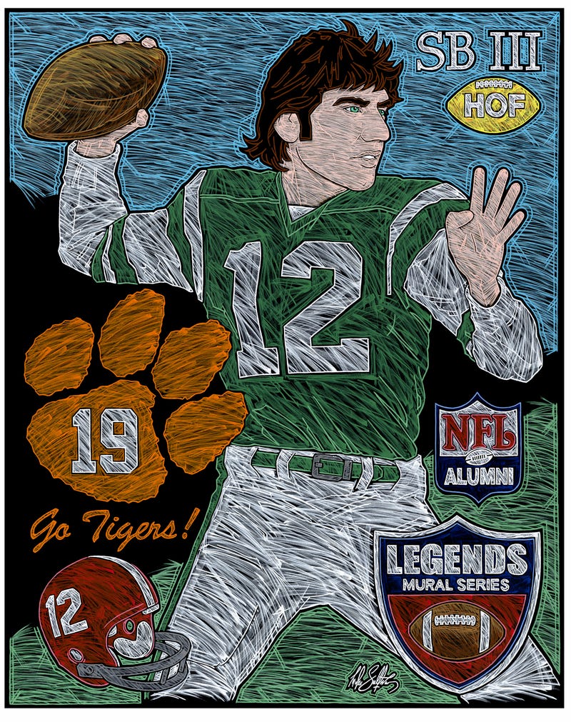 Joe Namath mural