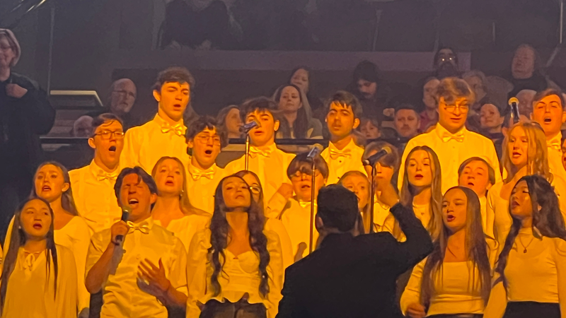 B101 2023 Christmas Choir Competition Winners Open for Trans-Siberian Orchestra at Wells Fargo Center