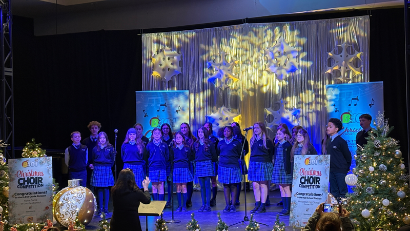 Notre Dame De Lourdes School, B101's 2025 Christmas Choir Competition K-8 Division Champions Open for the Philly Pops: A Philly Holiday Spectacular