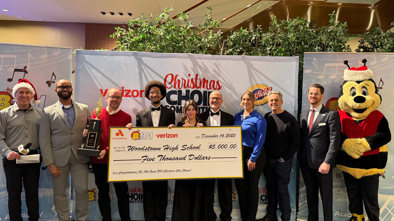 Woodstown High School, B101's 2025 Christmas Choir Competition High School Division Champions Open for the Philly Pops: A Philly Holiday Spectacular