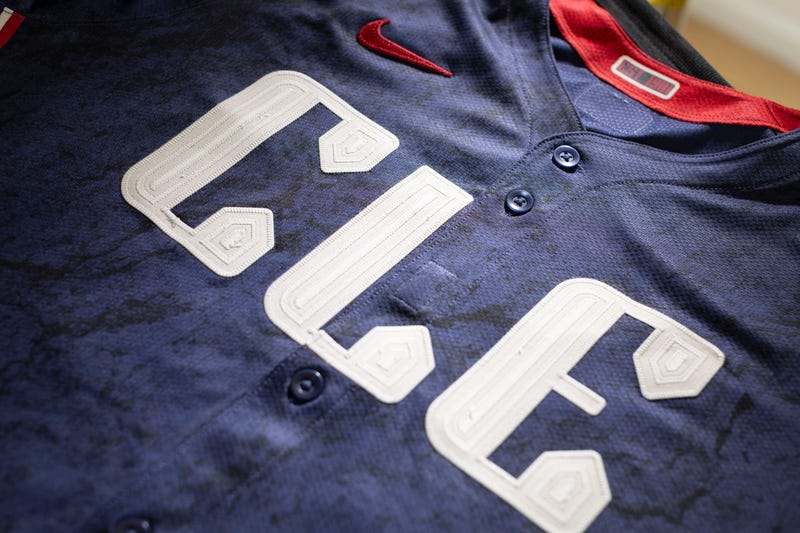 Cleveland Guardians' 2024 MLB City Connect Series jersey.