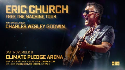 Eric Church at Climate Pledge Arena