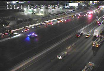 Traffic being detoured of of 15 North at Sahara due to a fatal accident at Charleston