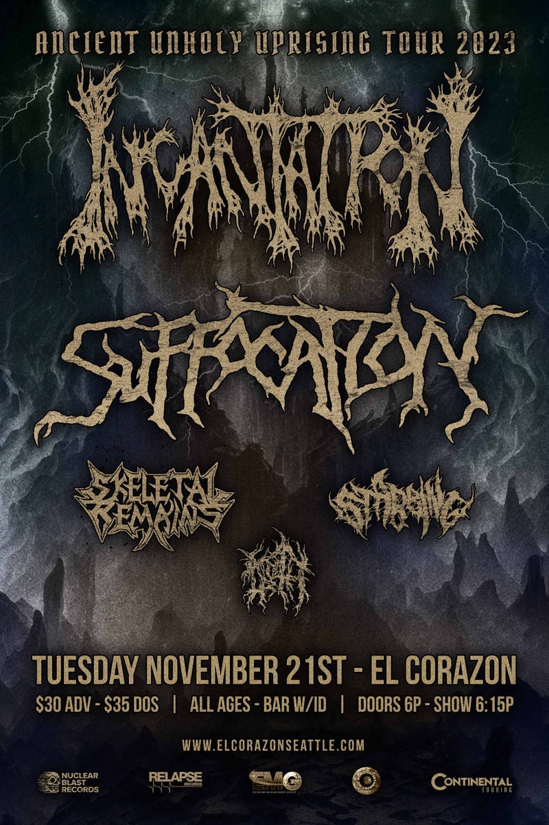 Incantation, Suffocation