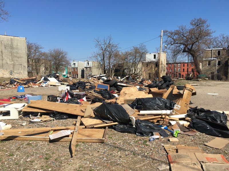Dump pile in Philadelphia