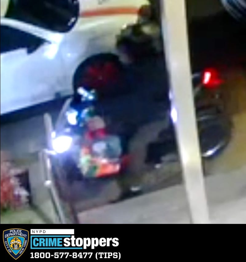 Police said the victim saw the man fleeing on the scooter as she regained consciousness