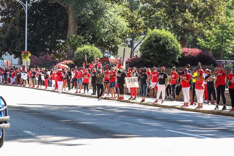 Members of Delta Sigma Theta Sorority, Inc