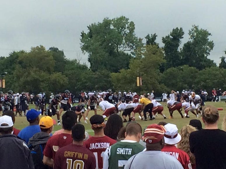 The Washington Commanders hold training camp in Richmond in the 2010s.