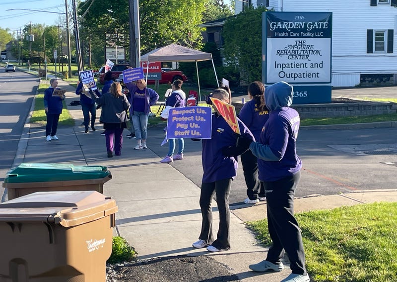 Nursing home workers strike