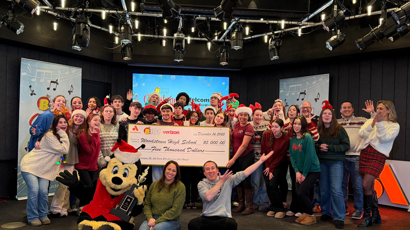 B101's 2025 High School Christmas Choir Competition Champions Woodstown High School Performs at B101