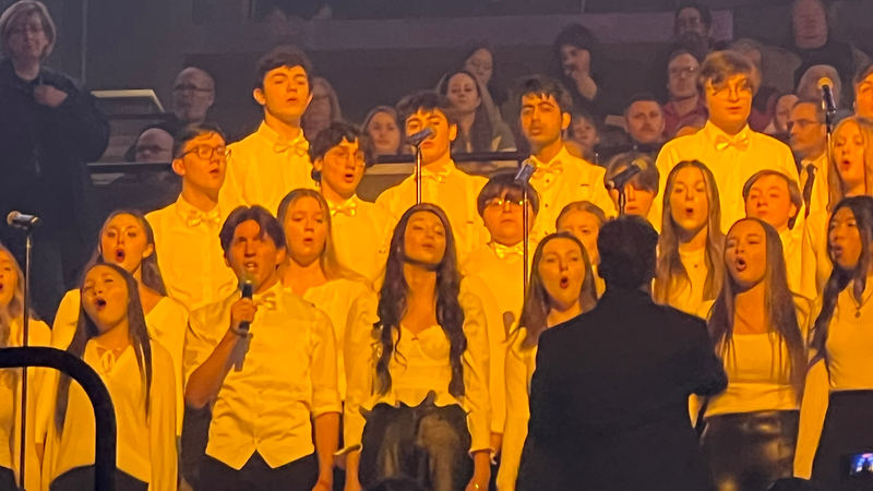 B101 2023 Christmas Choir Competition Winners Open for Trans-Siberian Orchestra at Wells Fargo Center